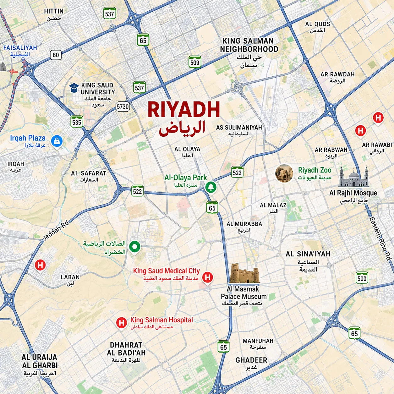 riyadh map