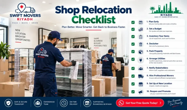 Complete Shop Relocation Checklist for Riyadh Businesses 1 Shop Relocation Checklist
